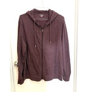Mens XL Burgundy Full-Zip Hoodie Amazon Essentials